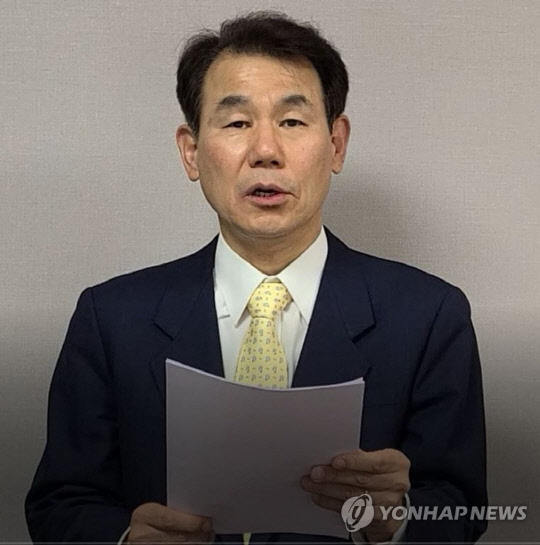 지난 3월 10일 정은보 한미 방위비분담금 협상대사가 영상메시지를 통해 한미 방위비분담 특별협정 협상 최종 타결 내용을 브리핑하고 있다. 연합뉴스